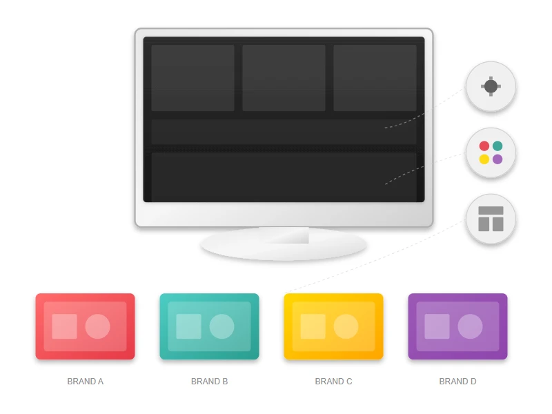 Brand-Aligned Colors Brand-Aligned Colors